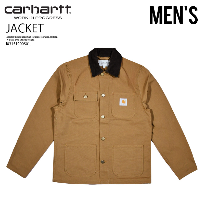 楽天市場】大人気! CARHARTT WIP (カーハート ダブリューアイピー) MICHIGAN COAT (ミシガン コート) ジャケット  アウター コットン カジュアルジャケット メンズ BLACK/BLACK (ブラック) I02648000E / HAMILTON  BROWN/TOBACCO (ブラウン) I02648000S : ENDLESS TRIP 楽天 ...