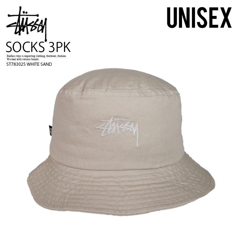 楽天市場】STUSSY バケットハット ステューシー 帽子 STOCK BUCKET HAT