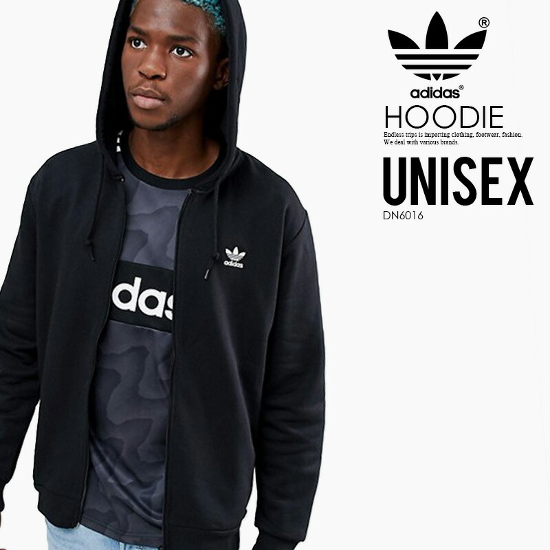 black adidas zip up hoodie