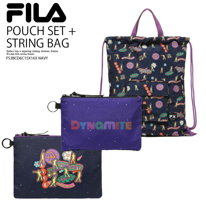 FILA - 最安値！BTS ボイジャーコレクション　FIRA ボディバッグ　宇宙柄 数量限定ノベルティー付き】 FILA フィラ BTS 防弾少年団 Let's