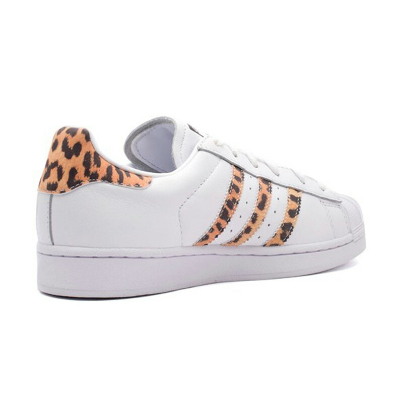 adidas superstar leopard white
