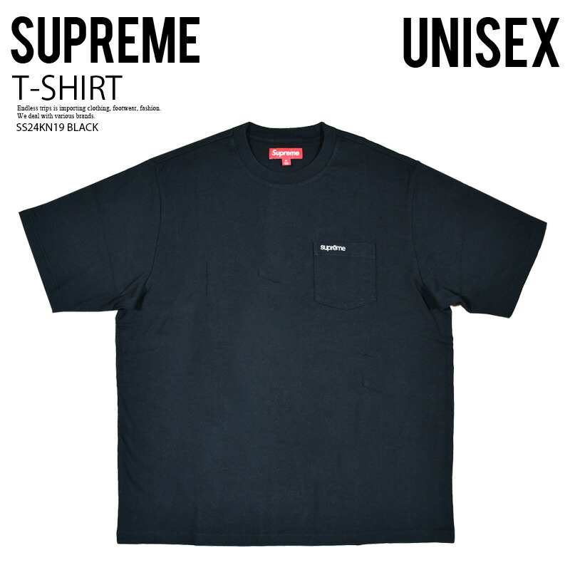 楽天市場】Supreme (シュプリーム) S/S POCKET TEE (ショートスリーブ ポケット Tシャツ) ユニセックス(メンズ モデル)  厚手 ポケットT 半袖 ティーシャツ トップス カットソー ロゴ刺繍 普段使い カジュアル ストリート スケーター 24SS 白 WHITE  (ホワイト) SS24KN19 ...