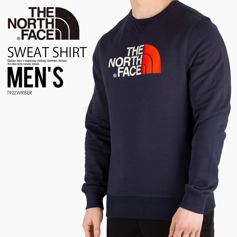 north face crew neck sweater