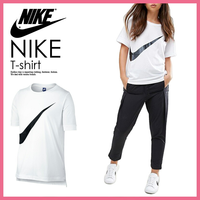 nike t shirts womens white