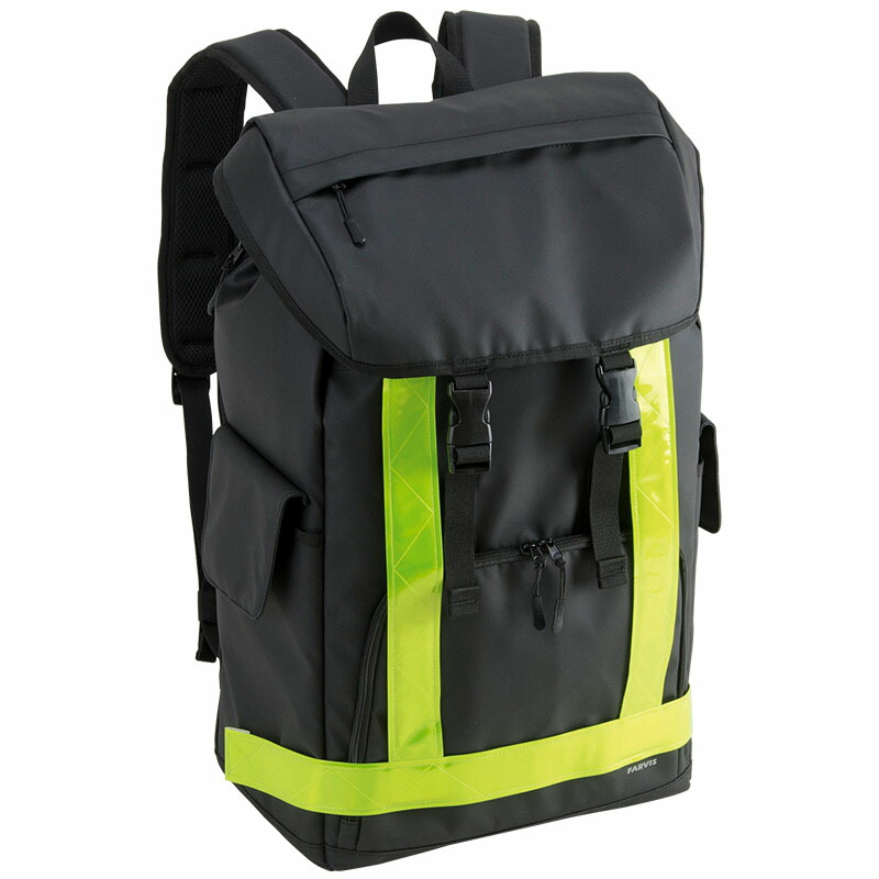 バックパック リュックサック FARVIS ファービス WORK ワーク 30L サイズ 反射テープ ヘルメット収納 リュック 大容量 軽量 軽い 丈夫 堅牢 現場作業 通勤 出勤 ビジネス メンズ 男性 アウトドア ビジネスリュック 作業リュック 通勤バッグ ポリエステルPUコーティング|エンドーラゲージストア