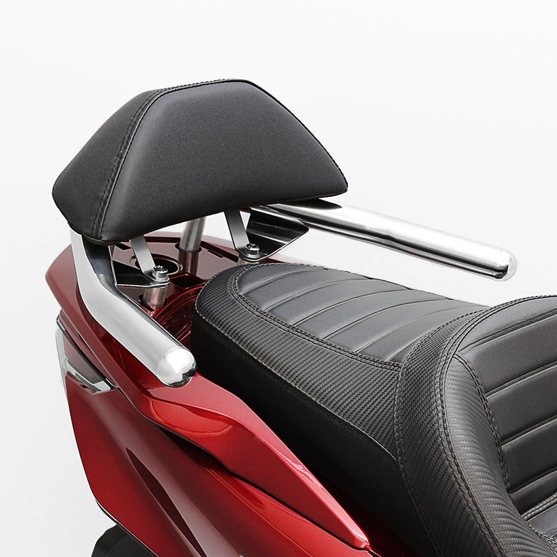 PCX PCX150 PCX160 JK05 KF47 バックレスト(ブラック)+グラブバーセット バイク|エンデュランス2号店