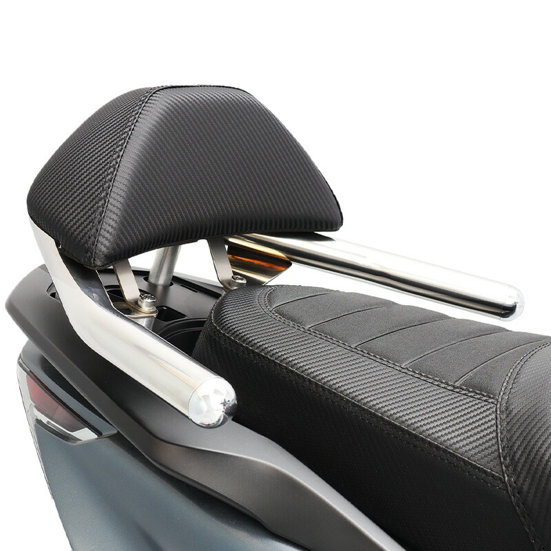 PCX PCX150 PCX160 JK05 KF47 バックレスト(カーボン)+グラブバーセット バイク|エンデュランス2号店