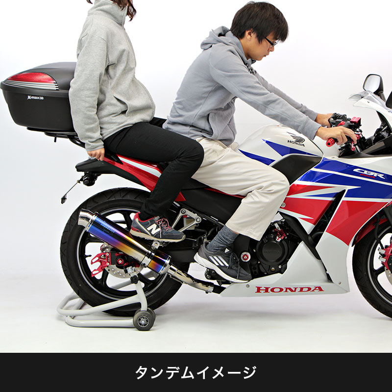Endurance Cbr125r 13 Cbr250r Cb250f タンデムグリップ付きリアキャリア ブラック パーツ キャリア関連 リアキャリア エンデュランス パーツカタログ