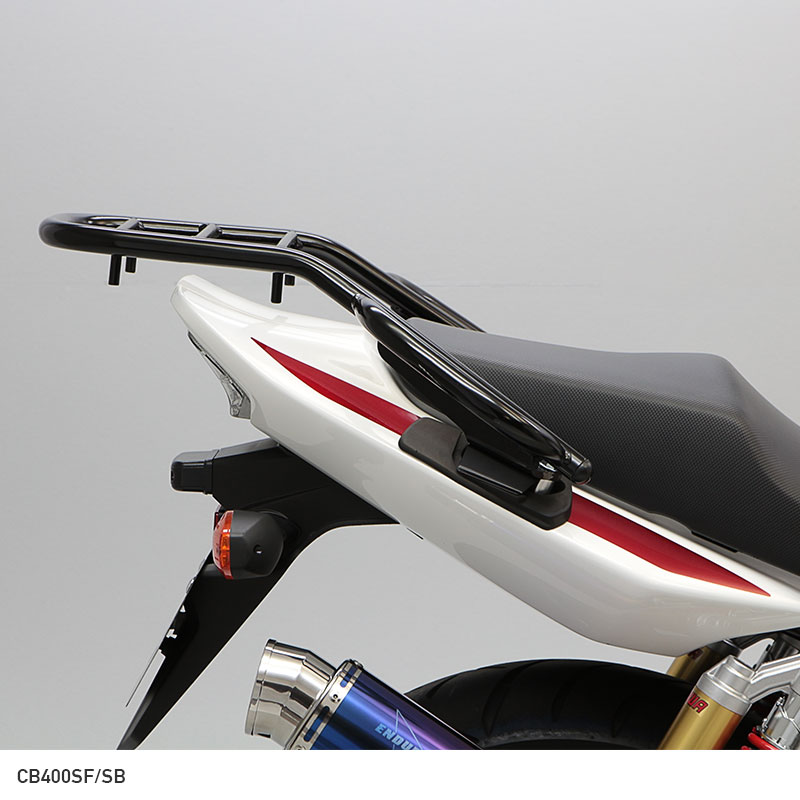 楽天市場 Endurance Cb400sf Sb 14 3 タンデムグリップ付きリアキャリア ブラック Car Rss3 エンデュランス楽天市場店