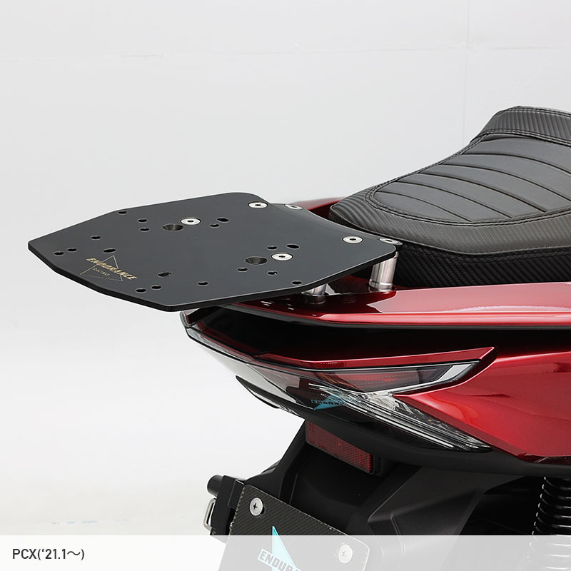 楽天市場 Shad対応 Pcx Pcx150 アルミboxベースflatキット リアキャリア Givi K Max Coocase Shad Box対応 Px エンデュランス楽天市場店