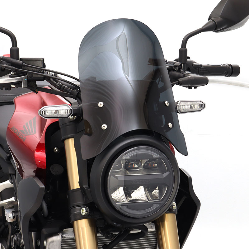 【ポイント5倍】CB250R MC52 CB125R JC91 JC79 メーターバイザーロングセット(スモーク)＋取り付けキット バイク  エンデュランス