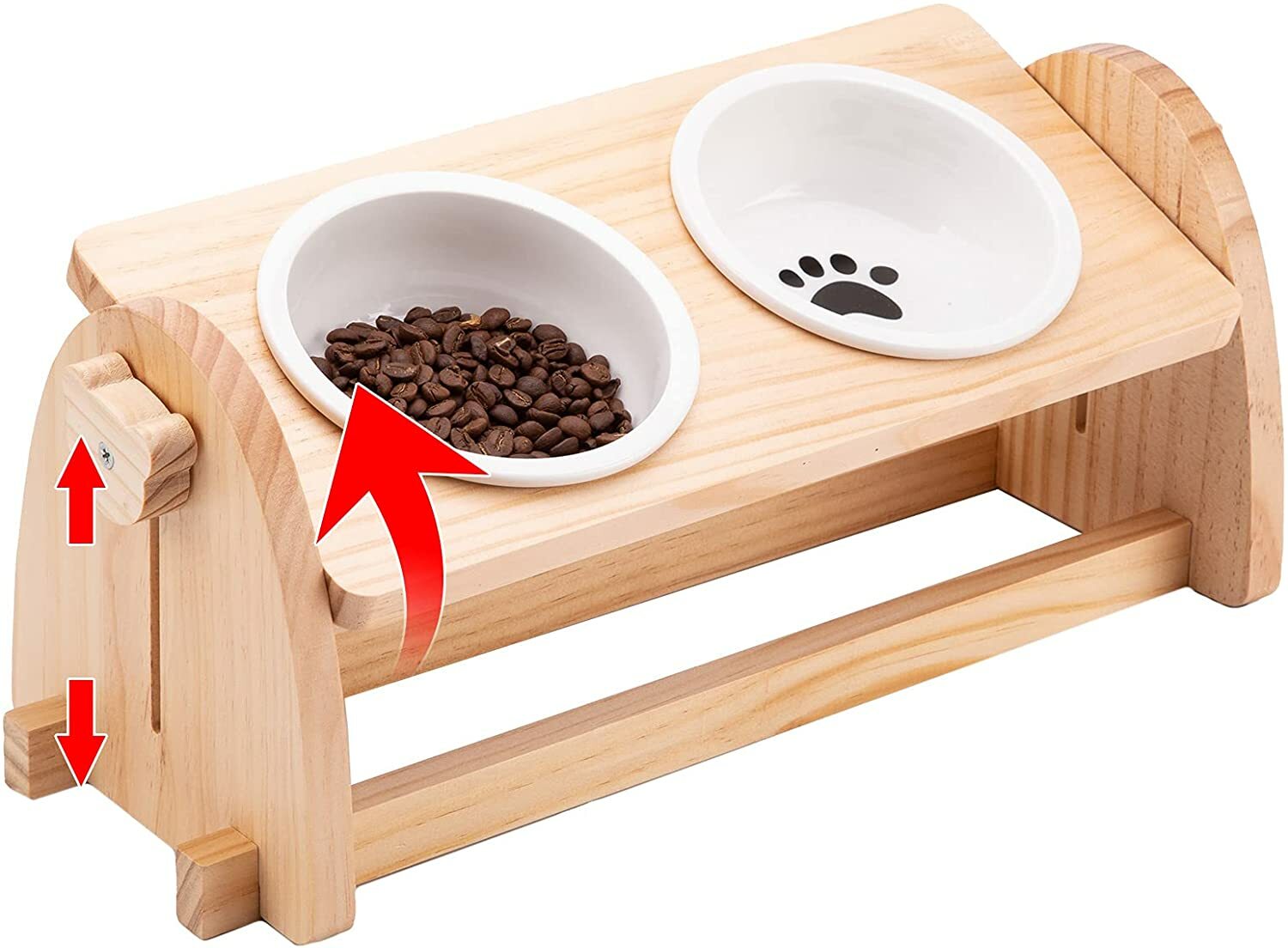 タイムセール 猫食器 ペット食器台 猫 犬用 フードボウル 陶器お皿 高さ調節可能 猫犬えさ入れ ごはん皿 お水入れ 食べやすい 滑り止め ペット用品 ダイニングテーブル ペットボウルスタンドセット タイムセール 猫食器 ペット食器台 猫 犬用 フードボウル 陶器お皿 高さ調節可能 猫犬えさ入れ ごはん皿 お水入れ 食べやすい 滑り止め ペット用品 ダイニングテーブル ペットボウルスタンドセット