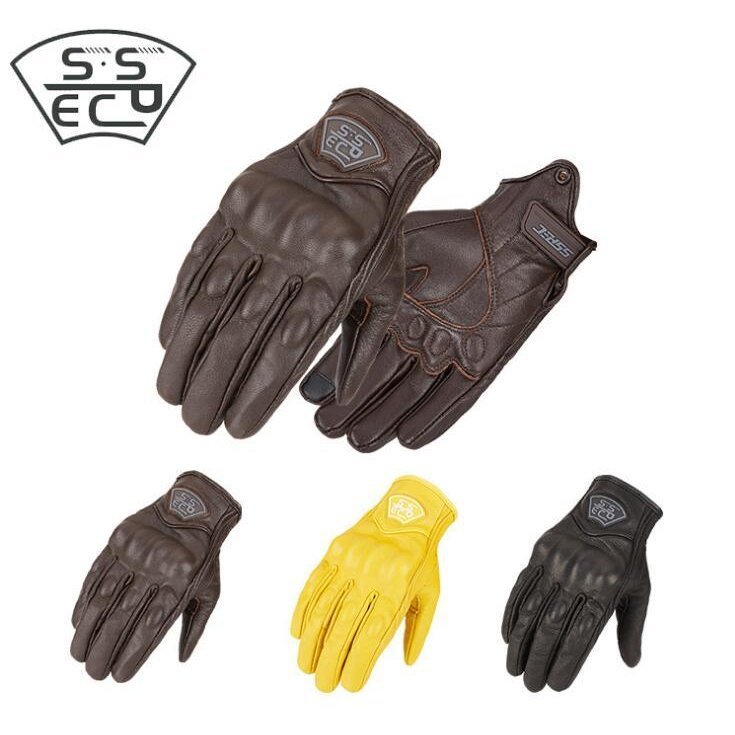 楽天市場 バイクグローブ レーシンググローブ ツーリング 防風 防水 本革手袋 スマホ操作 タッチパネル対応 3色 ギフトラッピング可 Energ 楽天市場店