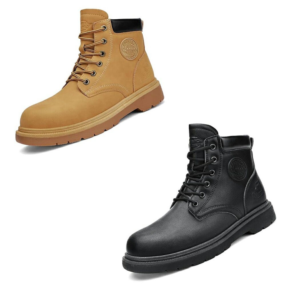 楽天市場】安全靴 ハイカット 作業靴 あんぜん靴 鋼製先芯入り メンズ