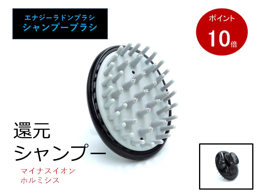 シャンプーブラシ Er 100c 10 4までポイント10倍 送料無料 ラドンブラシ ラジウム鉱石 エナジーラバー 頭髪 ブラシ コイノテックス Kanal9tv Com