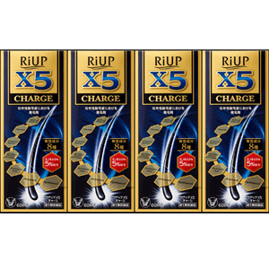 【第1類医薬品】送料無料・4個セット！ リアップX5　チャージ 60ml 【大正製薬】　 【男性用発毛剤】 薬剤師の確認後の発送となります。何卒ご了承ください。