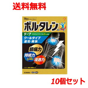 第2類医薬品 あす楽対応 ボルタレンex テープ14枚10個セット ノバルティスファーマ 貼付剤 セルフメディケーション税制対象商品 Dcgroup Com