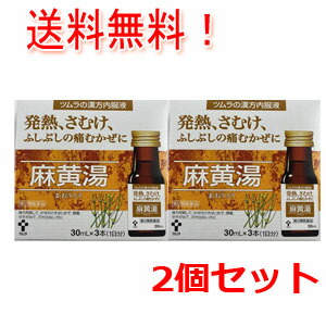 ツムラの漢方内服液 麻黄湯 (30ml×3本)×2個セット