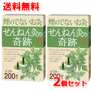 せんねん灸の奇跡 ソフト 200点入 煙の出ないお灸 医薬品・コンタクト