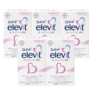 【送料無料！5個セット】 【バイエル薬品】エレビット90粒×5個 【exuel】