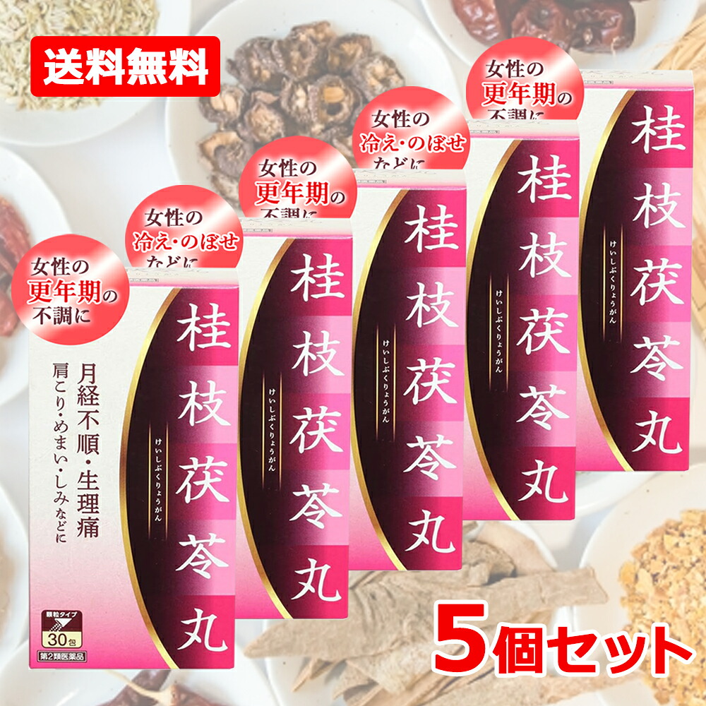 【第2類医薬品】【送料無料・まとめ割・5個セット】エナジー 桂枝茯苓丸料エキス顆粒　(ケイシブクリョウガンリョウ)　1.5g×30包×5セット【50日分】けいしぶくりょうがん 月経不順 生理痛 肩こり めまい しみ フェムケア 5,363円