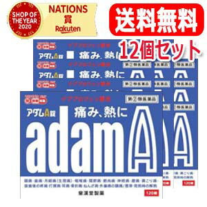 【第(2)類飲み薬】【貨物輸送無料・12個仕掛ける】【皇漢堂製薬】アダムA錠 120錠×12仕掛ける\u003cBR\u003e※セルフメディケーション税制客体飲み薬