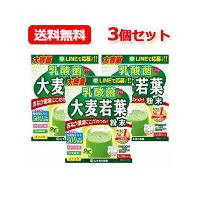 楽天市場】山本漢方製薬 送料無料 大麦若葉粉末100％ お徳用