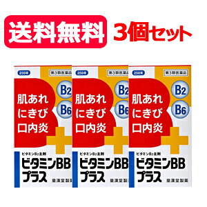 第3類医薬品 送料無料！3個セット！ ビタミンBBプラス　「クニヒロ」 　250錠×3 皇漢堂