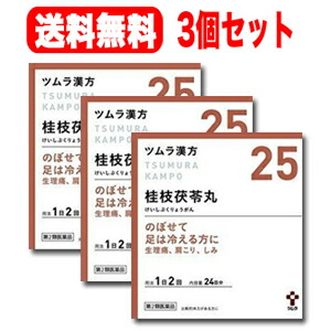ツムラの漢方桂枝茯苓丸料(けいしぶくりょうがんりょう)エキス顆粒A 48包×3個セット