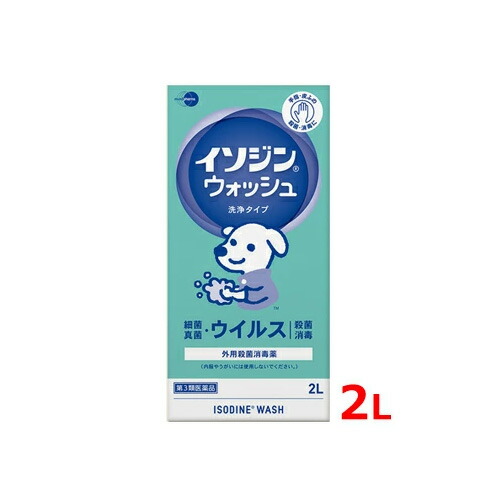 【第3類飲み薬】 イソジン 貨物輸送無料イソジンウォッシュ 洗いもの手合い 2L【塩野義製薬】 手指 濾過性病原体 はい芽 無菌化 防疫