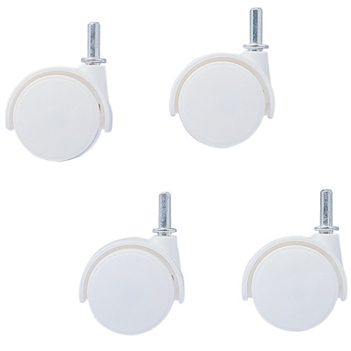 【楽天市場】収納ボックス キャスター付き プラスチック 押入れ ロングチェスト用キャスターセット HGC4 ホワイト 収納家具 整理