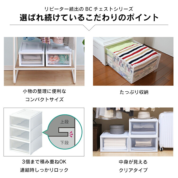 衣装ケース 衣装ボックス 収納 押入れ収納 収納ボックス クローゼット 衣類収納 押入れ収納ボックス 収納家具 収納 クローゼット プラスチック 収納用品 収納ケース 引き出し コンパクト アイリスオーヤマ 12個セット チェスト 衣装ケース 収納 白 クリア 衣装ケース