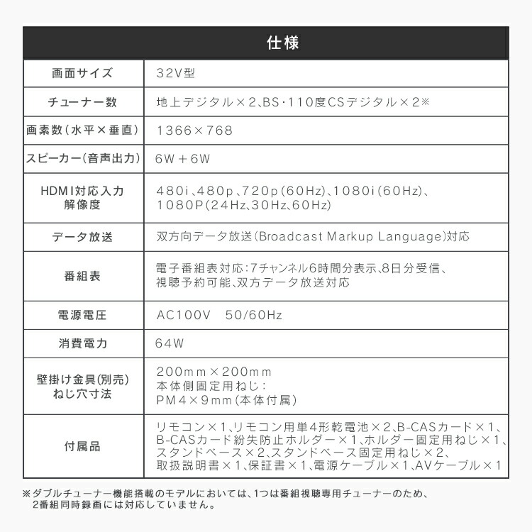 楽天市場 2k液晶テレビ 32インチ ホワイト送料無料 2k液晶テレビ テレビ 液晶 液晶tv 液晶tv 32インチ デジタル ハイビジョン 2k 地デジ Bs Cs 対応 えきしょうてれび てれび アイリスオーヤマ カーテン本舗