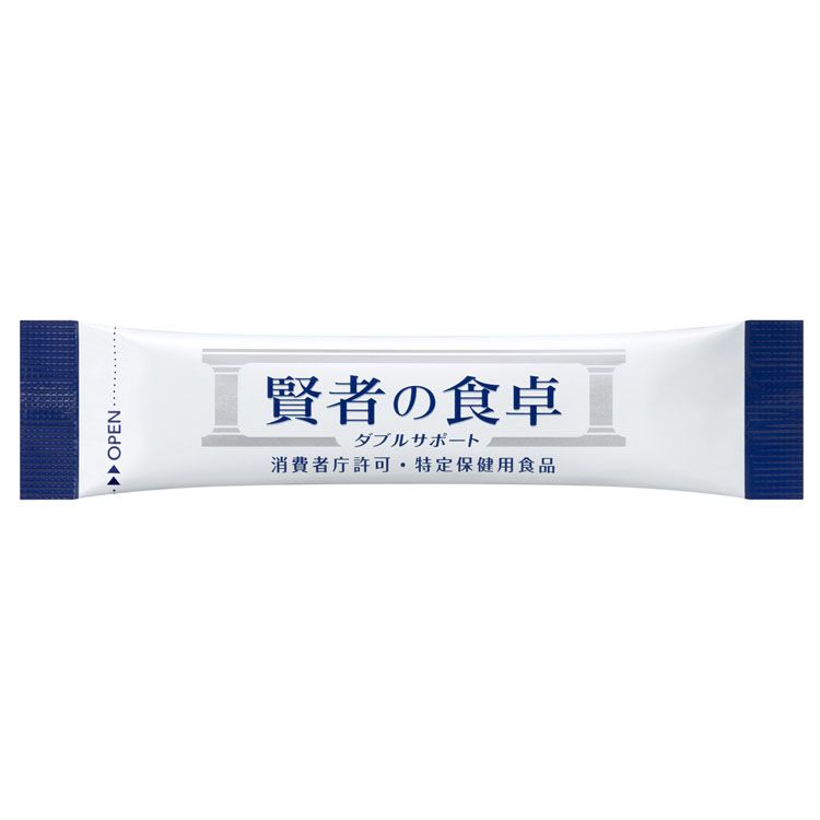 市場 300包 30包×10箱 大塚製薬 健康診断 特定保健用食品 賢者の食卓 ダブルサポート 送料無料