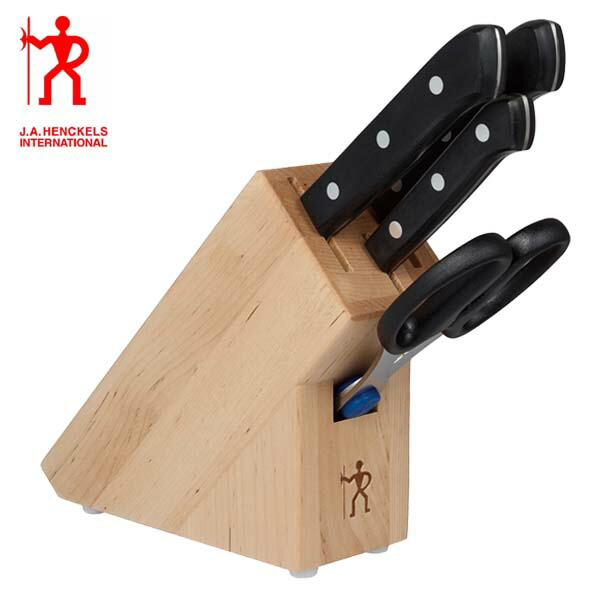 [最大400円OFFクーポン/新生活フェア]【包丁 スタンド】ロストフライ：ナイフブロックセット・5P【キッチン収納 シンクまわり 木製 キッチンバサミ】ヘンケルス055-015【FK】 おしゃれ
