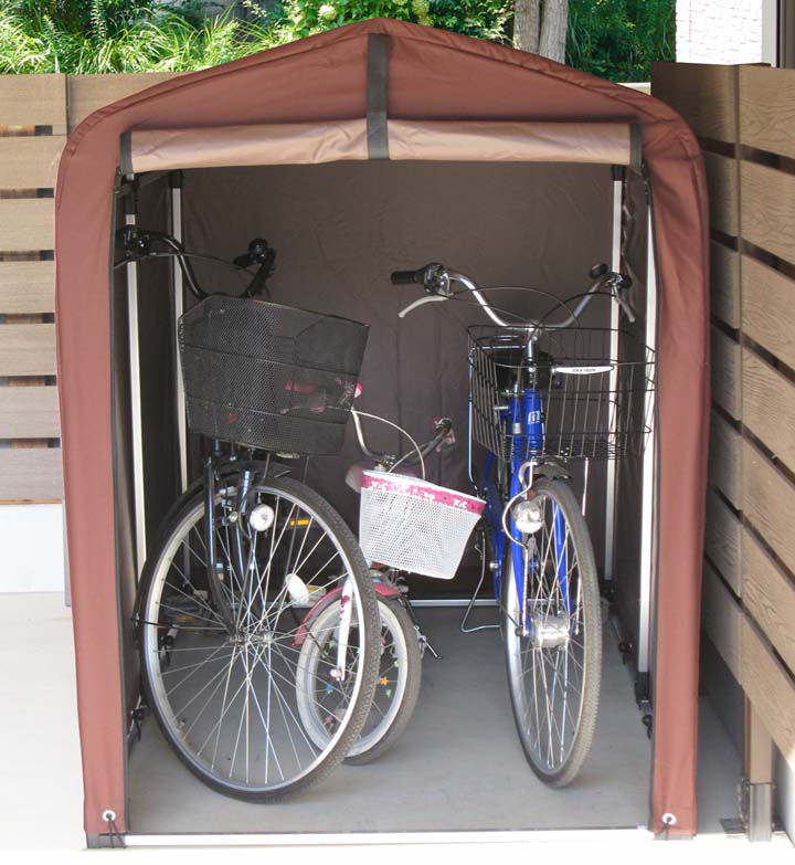 エッセンス5倍加 反復人屋 着飾る 2坐要脚 Aci 2 5sbr サイクルハウス サイクルギャレージ 一巡り車在風景所 大屋根 物置 おしゃれ 眷属用 自転車置場 駐輪場 家庭用 モーターバイク 保管 ガレージ 雨よけ 耐久特有 合羽 何の変哲も無い 好都合 アウトドア ブラウン