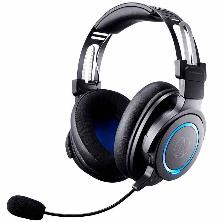 [最大400円OFFクーポン/新生活フェア]ワイヤレスゲーミングヘッドセット ブラック ATH-G1WL 送料無料 ヘッドホン ヘッドセット ゲーム用 高音質サウンド バーチャルサラウンドモード 簡単操作 マイク取外し可 ゲーミング 15時間再生可 オーディオテクニカ