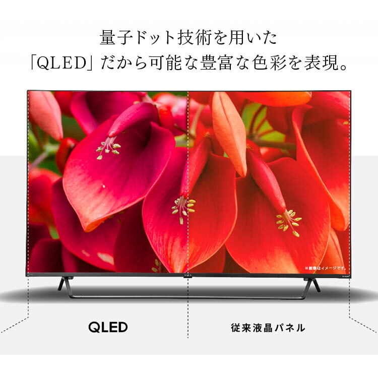 テレビ 55型 4Kチューナー内蔵 アイリスオーヤマ 55XQDA20 55インチ