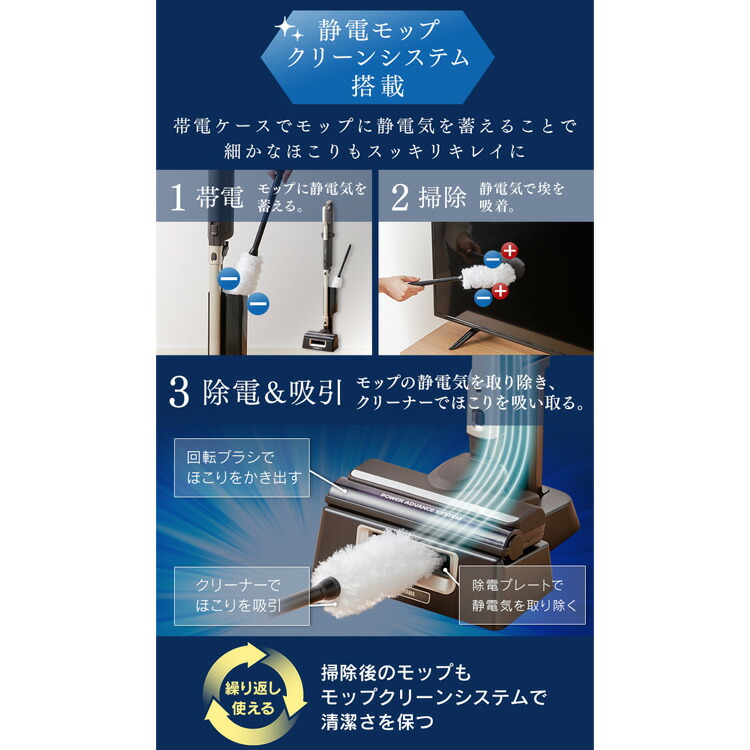 掃除機 コードレス モップ付き Ic Sldcp6m N 軽量 掃除機 アイリスオーヤマ 紙パック式 コードレス ダスト 充電式 送料無料 メーカー1年保証 極細軽量スティッククリーナー 紙パック 軽量 吸引 ダスト スティック式 ハンディー 静電モップ ブラウン ゴールド 送料無料