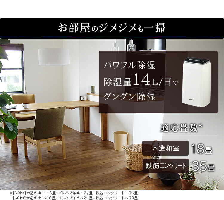 最大p7倍 エントリーで 除湿器 除湿機 コンプレッサー アイリスオーヤマ 衣類乾燥機 35畳 湿度表示 マイナスイオン 連続排水 切タイマー付き キャスター付き 梅雨 除湿乾燥機 衣類乾燥除湿機 部屋干し 湿気対策 カビ対策 湿気対策 コンプレッサー式 大型 Ijc H140