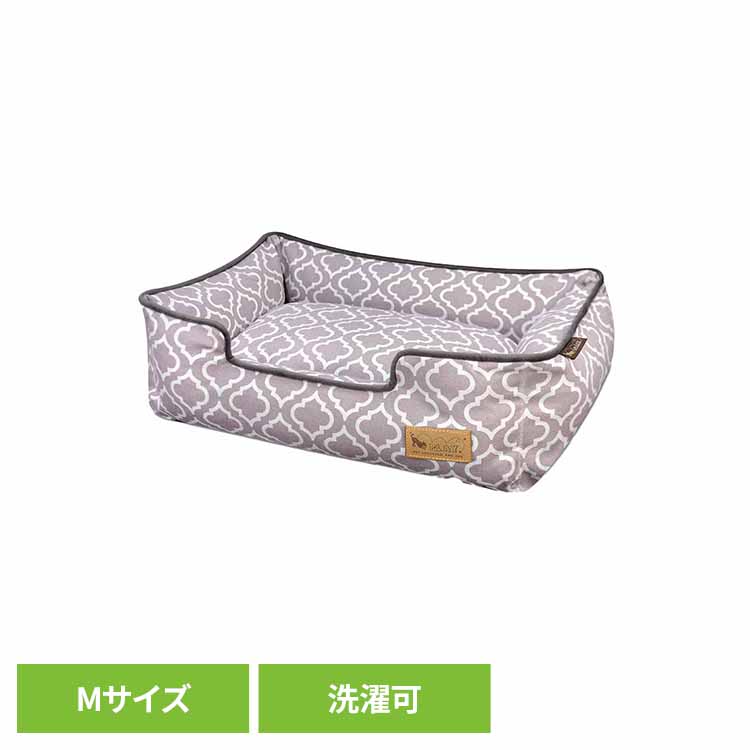 待ち合い室臥榻 M モロッカン 愛玩動物用臥榻 犬用臥榻 猫用臥榻 犬用座布団 猫用座布団 愛玩動物用座布団 あごのせ 洗い分かりやすい ずっと使える 青写真性 ルークラン [2606SE]