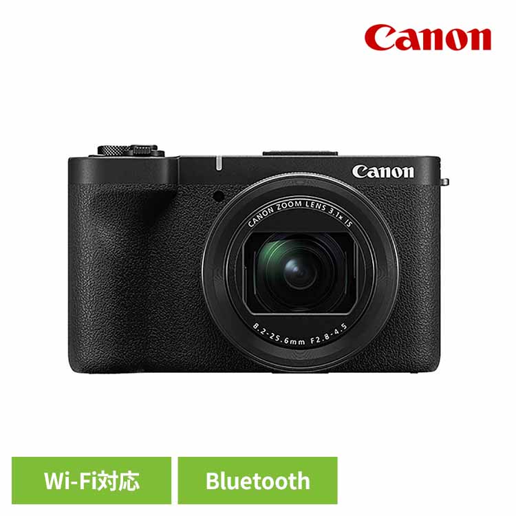 コンパクトカメラ PowerShot V1 黒いこと PSV1canon キヤノン デジタル写真機 ディジカメ パウダーコンパクト PowerShot wifi相応う Bluetooth Canon
