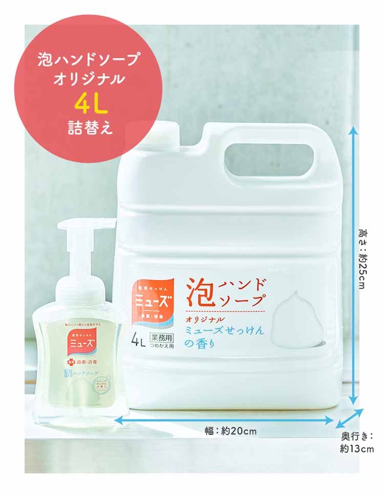 最大p7倍 エントリーで 3個セット 泡ミューズ オリジナル 特大詰替 4l 送料無料 ハンドソープ ミューズ レキットベンキーザー 業務用 殺菌 消毒 詰め替え用 石けん 4リットル 液体 D Mavipconstrutora Com Br