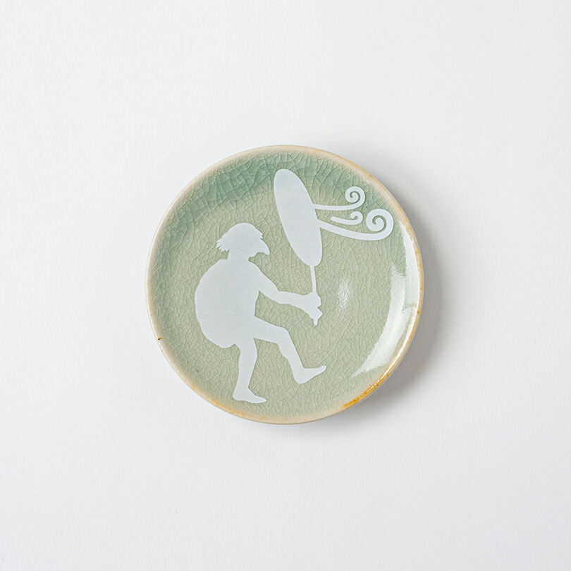 【相馬焼】皿　向付　器　蛤型　松葉図　結婚祝い　金婚式　銀婚式　還暦祝い　古希祝 幸楽窯 錦雪衣金羽根鶴形向付