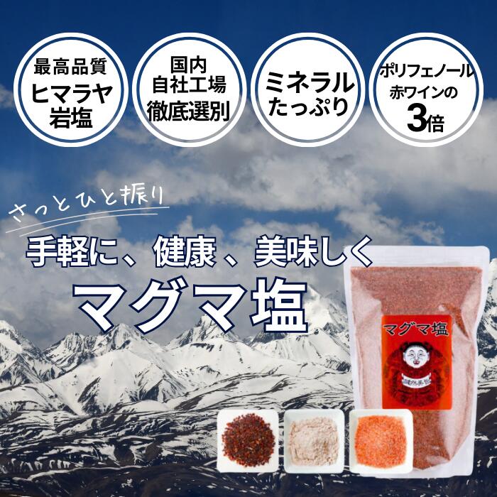 2025 福袋 マグマ塩 食塩 美容 健康 1kg ミネラル塩 料理用 ゆで卵の香 希少価値の高い超高級天然岩塩 ヒマラヤ岩塩 美肌塩   水素水 ブラック岩塩 食べる調味料 有吉ジャポン ZIP 美st お取り寄せ手帖にて紹介 塩分チャージ 詰め替用 健康サプリ シーラン ソルトプレゼント