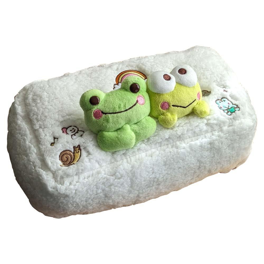 ナカジマコーポレーション けろけろけろっぴ×ピクルス ティッシュBOXカバー 192226-24画像