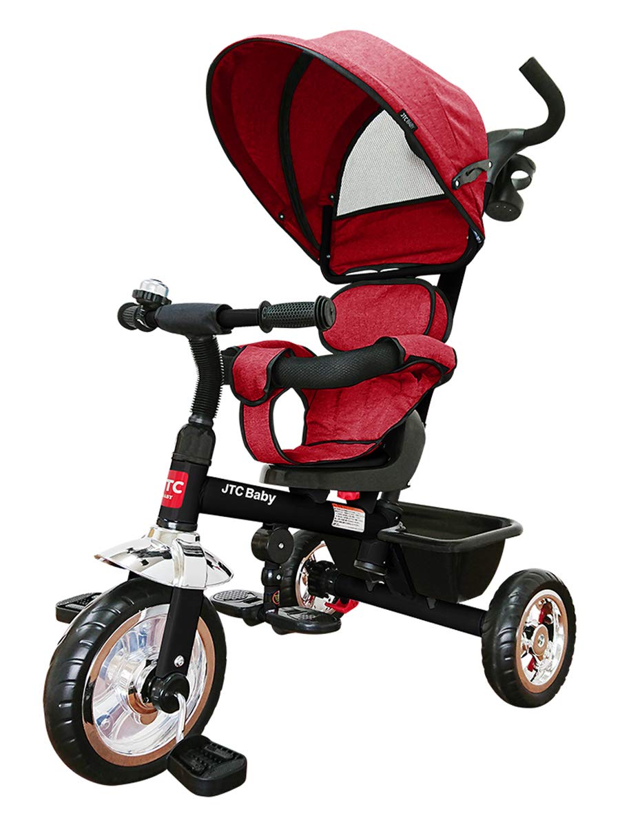 JTC おでかけ三輪車 3インチ1 Tricycle ディープレッド