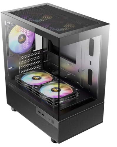 Micro-ATX相応う ixed mode RGB気違い5個を判定基準積み上げるしたピラー受け答え、CX200M RGB Elite