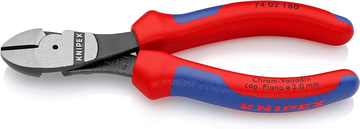 クニペックス KNIPEX 7402-160 強力型斜ニッパー(硬線用) (SB)