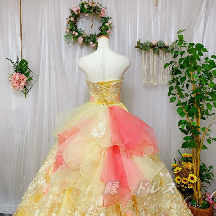 ウエディングドレス 花柄 カラードレス パーティー プリンセスライン 演奏会 ドレス レース 結婚式 披露宴 花嫁 二次会 前撮り 花嫁 ブライダル 発表会 ステージ衣装 かわいい エレガント 豪華 色変更無料 Butlerchimneys Com
